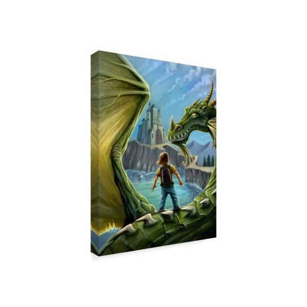 Flyland Designs 'Dragon And Castle' Canvas Art,24x32